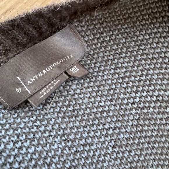 Anthropologie Kai Balloon Sleeve Grey Cardigan One Size - Picture 6 of 7